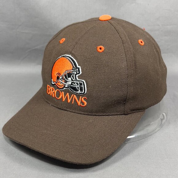 Puma Cleveland Browns NFL Snapback Hat Cap Brown Baseball Athletic Football Mens - Picture 1 of 15